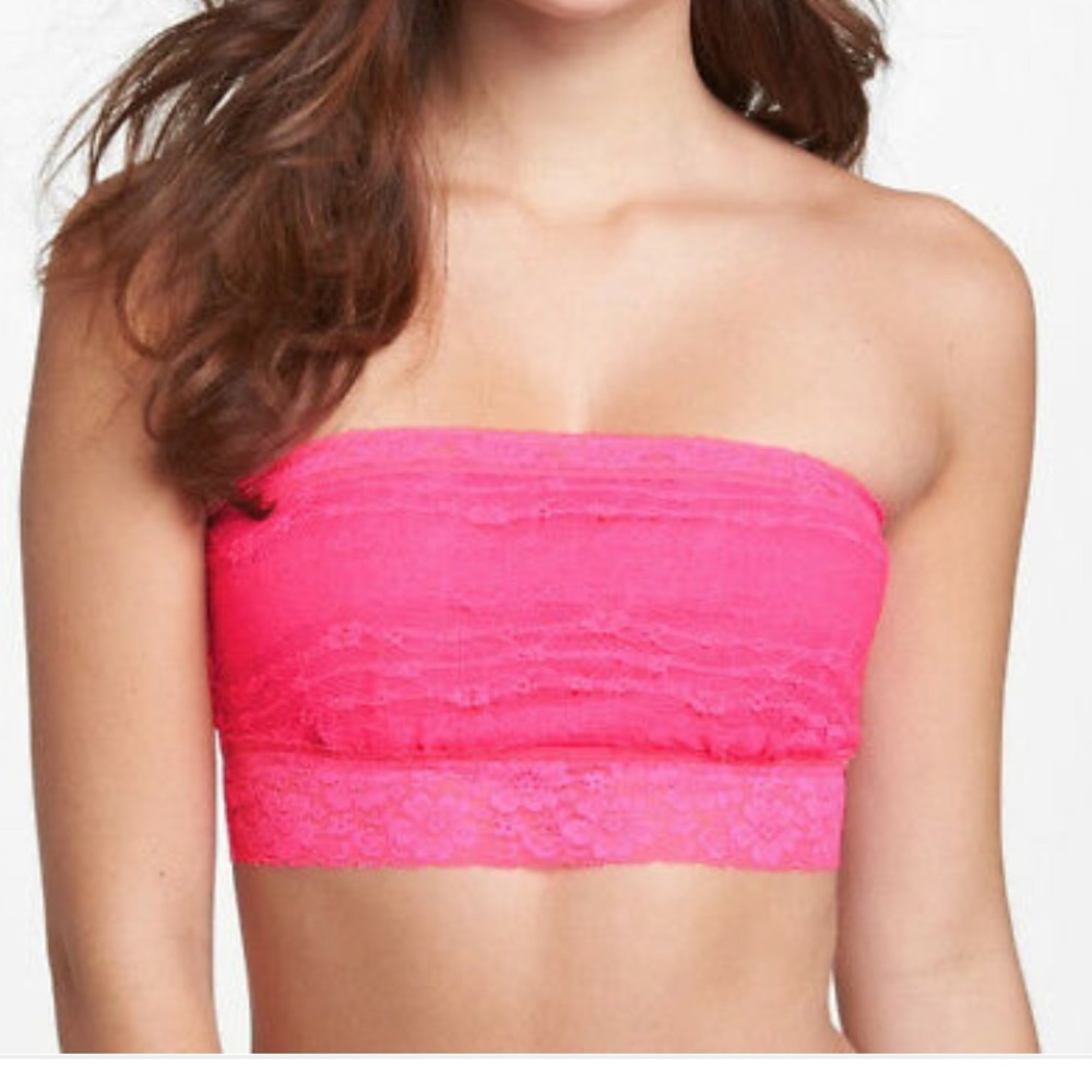 Free People Hot Pink Bandeau